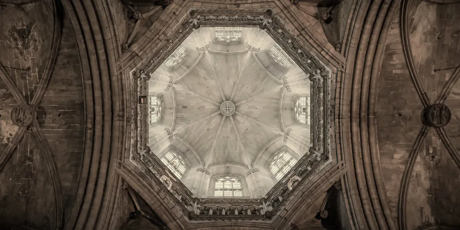El cimbori de la Catedral de Barcelona