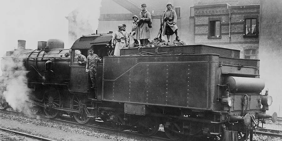 El gran problema. D’Essen a Düsseldorf en un tren militar francès